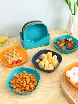 Multi-Color Square Snack (Bowl not included)
