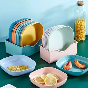 Multi-Color Square Snack (Bowl not included)