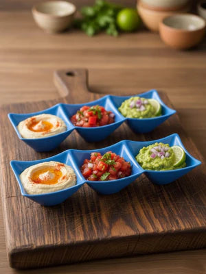 3-Compartment Sauce Serving Dish