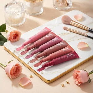 HUDAMOJI Soft Matte Lip Color Set (6 Shades)