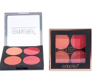 Emelie - Professional Make-up 4 Color Palettea
