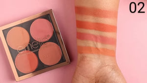 Emelie - Professional Make-up 4 Color Palettea