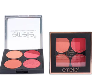 Emelie - Professional Make-up 4 Color Palettea