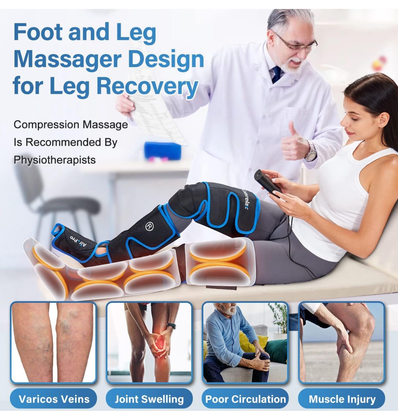 Air Compression Leg Massager ©